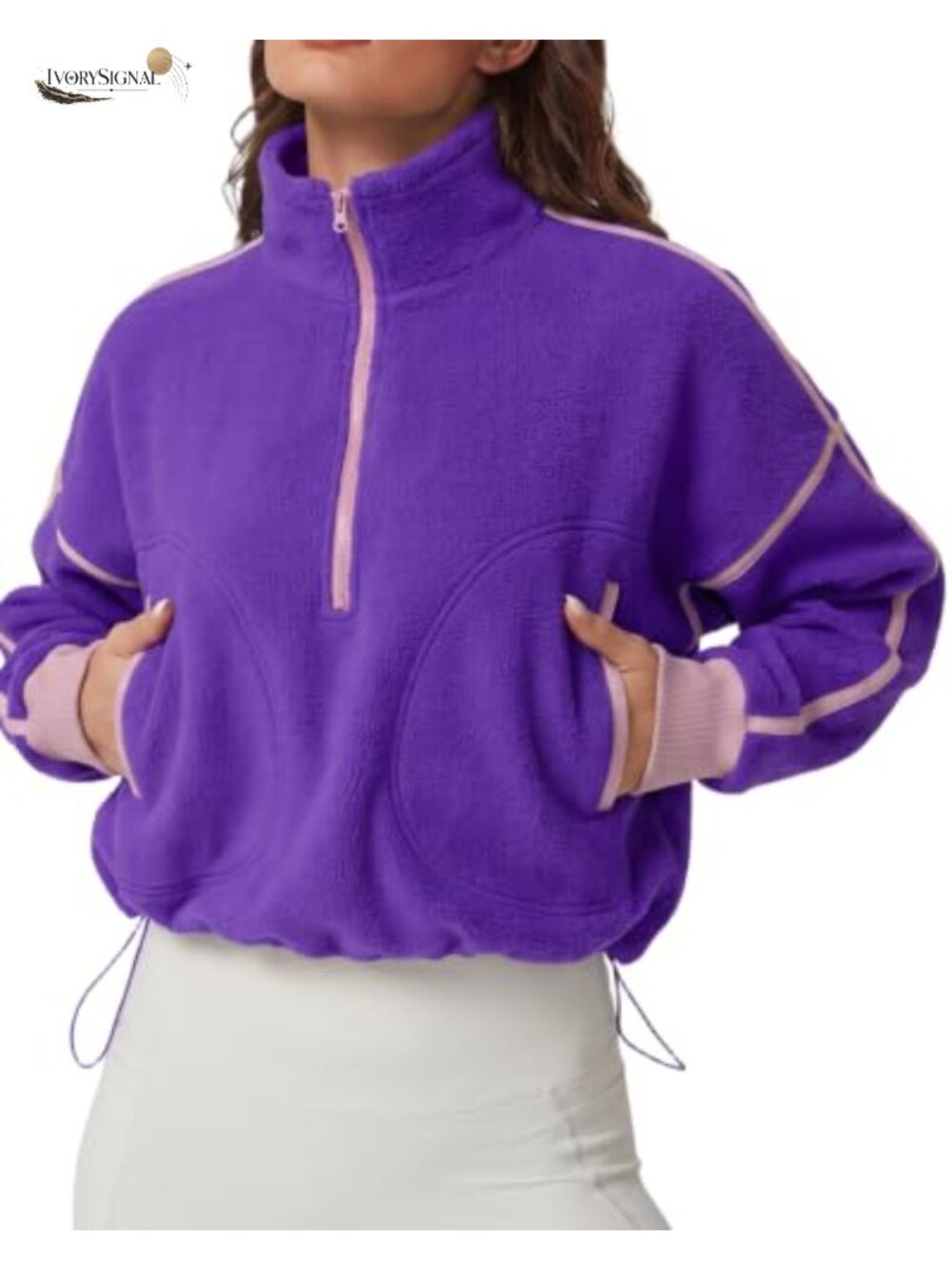 Half Zip Fleece Pullover Jacket Winter